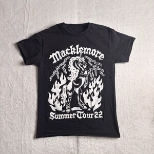Macklemore Summer Tour 2022‎ Black Short Sleeve Shirt Men's Small